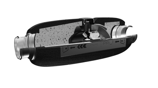 PACIFIC 100 2SP Inline Karışık Akışlı Kanal Tipi Fan