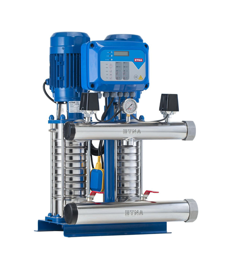 Etna Komple Paslanmaz Çelik İki Pompalı Hidrofor (2Ko-St 5/12-22 )