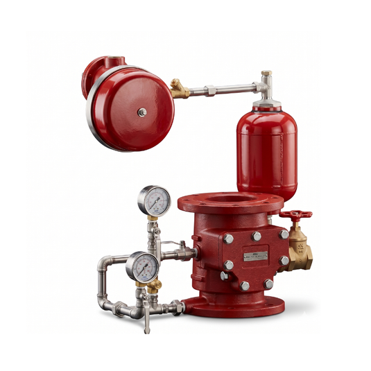 Pars Islak Alarm Vanası 4" DN100 Yangın Sprinkler Vanası