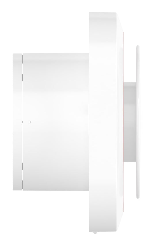 Round 100 BD 10 cm Banyo Tuvalet Aspiratör Fanı - Kapaklı Damperli Havalandırma