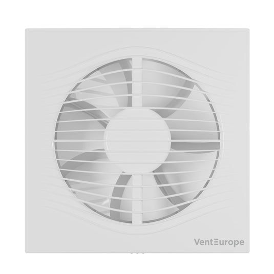 VentEurope Elegia 150 BD – 15 cm Sessiz Duvar Tipi Banyo ve Tuvalet Aspiratör Fanı Ön Görünüm