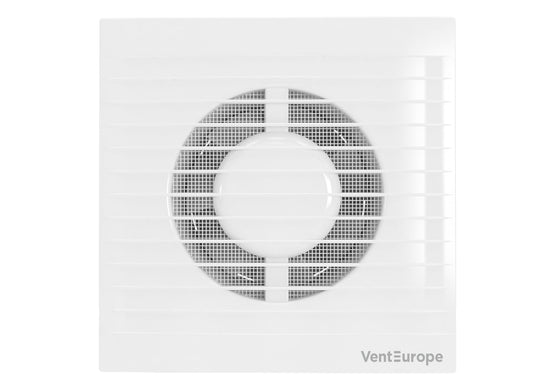 Venteurope Refined 100 – 10 cm Sessiz Duvar Tipi Banyo Fanı Ön Görünüm