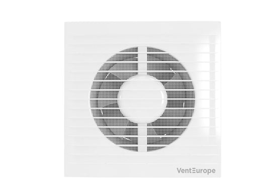 	VentEurope Refined 125 – 12.5 cm Sessiz Duvar Tipi Banyo Fanı Ön Görünüm